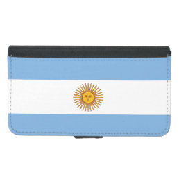 Patriotic Argentinian Flag Samsung Galaxy S5 Wallet Case