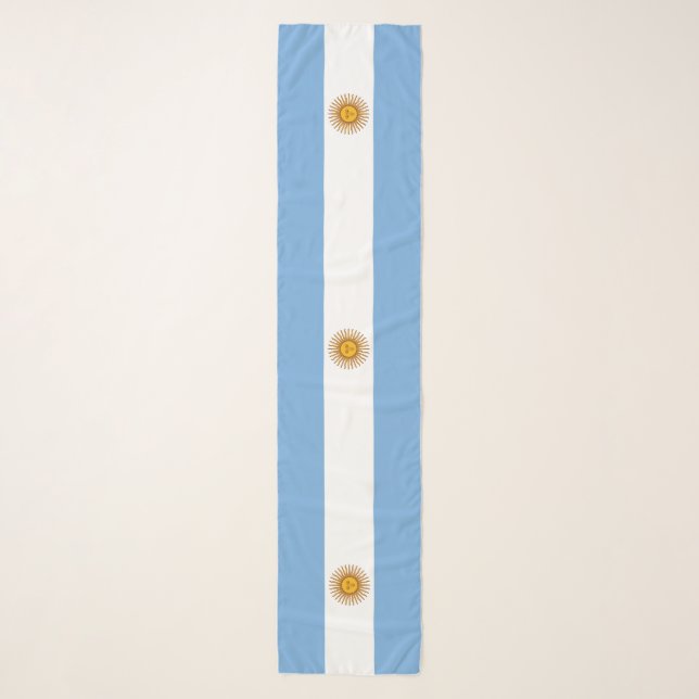 Patriotic Argentinian Flag Scarf (Front)