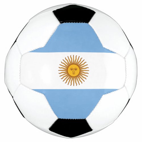 Patriotic Argentinian Flag Soccer Ball