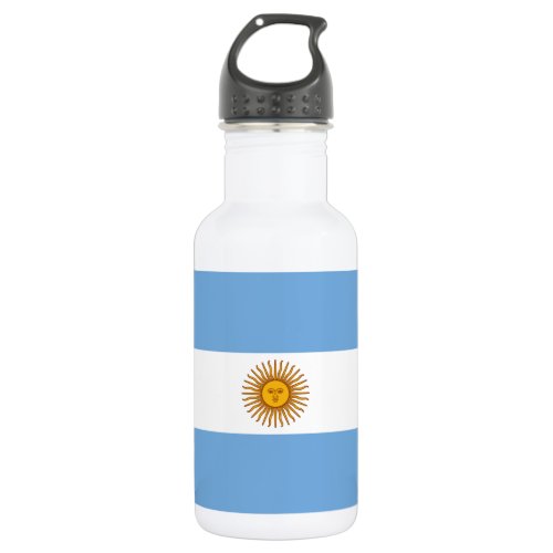 Patriotic Argentinian Flag Stainless Steel Water Bottle