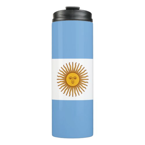 Patriotic Argentinian Flag Thermal Tumbler