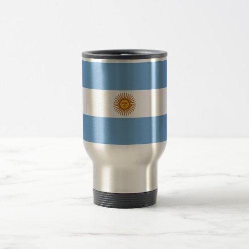 Patriotic Argentinian Flag Travel Mug