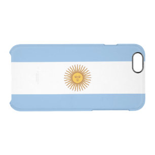 Patriotic Argentinian Flag Clear iPhone 6/6S Case