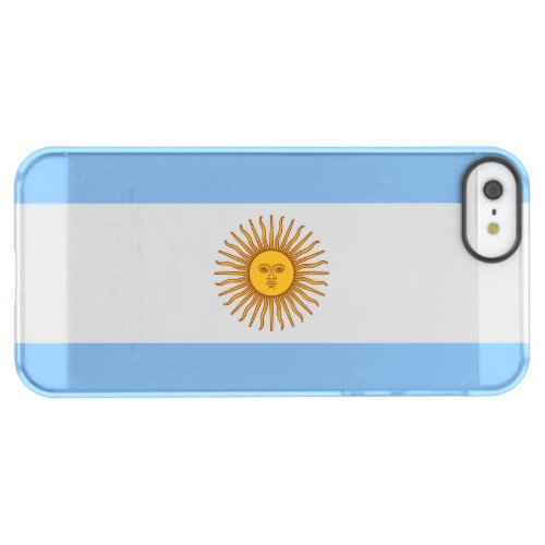 Patriotic Argentinian Flag Permafrost iPhone SE55s Case