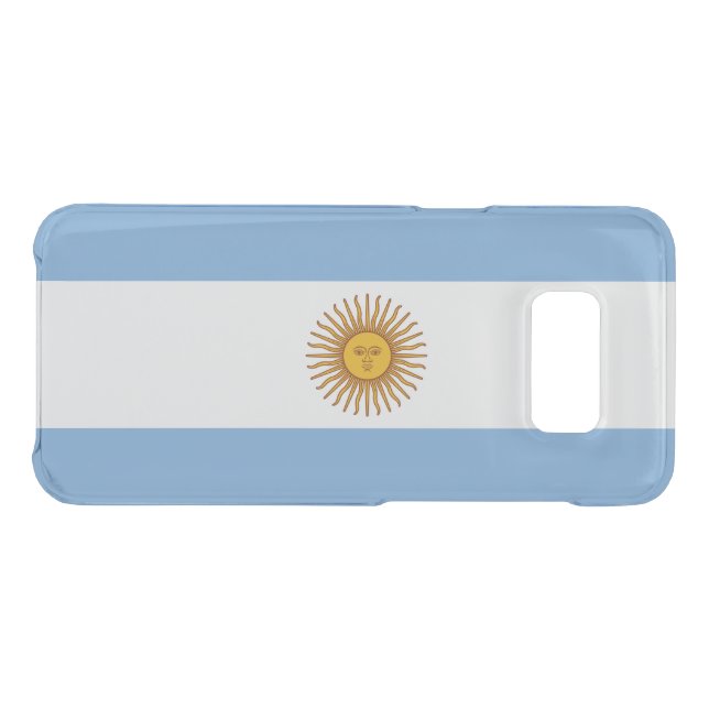 Patriotic Argentinian Flag Uncommon Samsung Galaxy Case (Back (Horizontal))