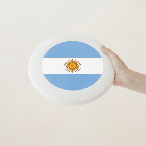 Patriotic Argentinian Flag Wham_O Frisbee