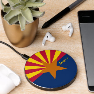 Patriotic Arizona Charger, Arizona Flag Wireless Charger