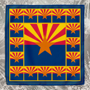 Patriotic Arizona Flag Bandana, fashion USA Bandana
