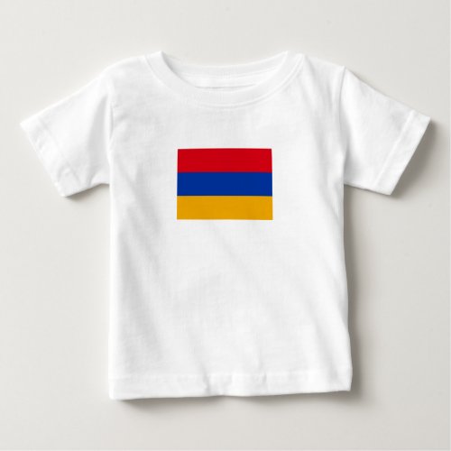 Patriotic Armenian Flag Baby T_Shirt