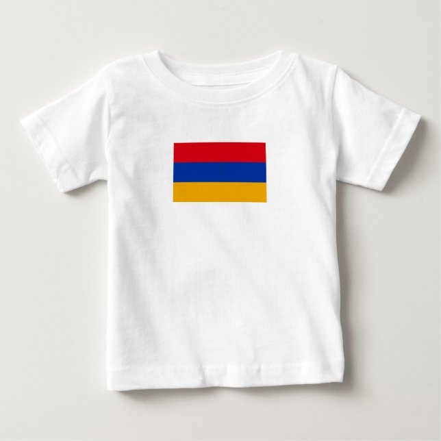 Patriotic Armenian Flag Baby T-Shirt (Front)