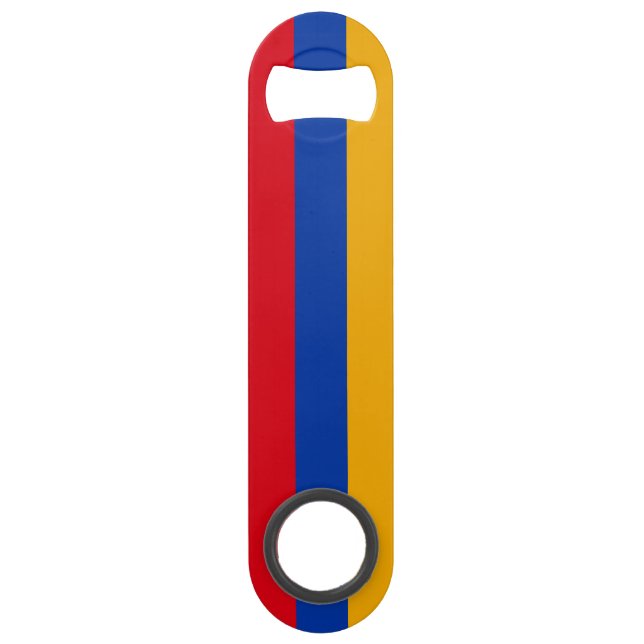 Patriotic Armenian Flag Bar Key (Front)