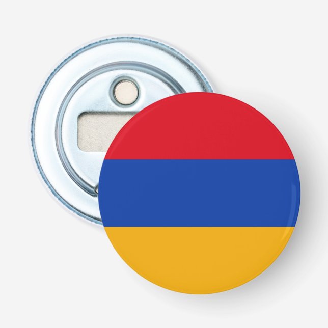 Patriotic Armenian Flag Bottle Opener (Front)