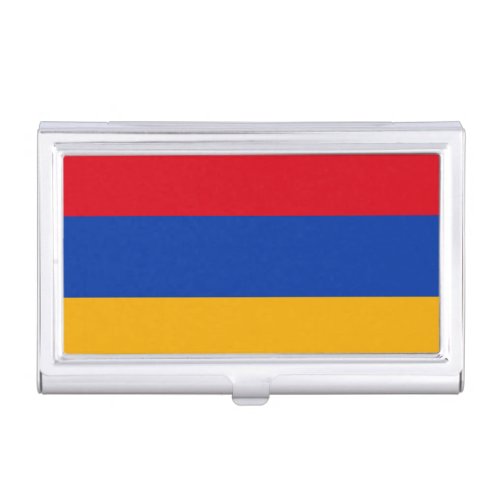 Patriotic Armenian Flag Business Card Holder