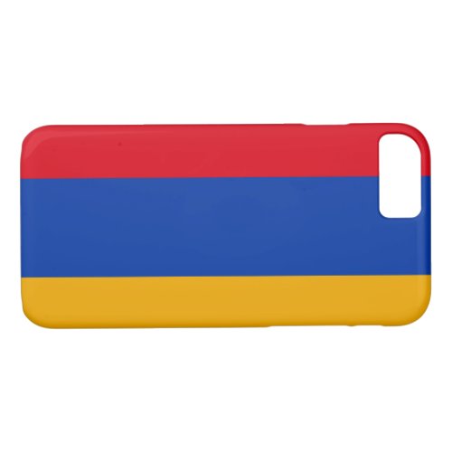 Patriotic Armenian Flag iPhone 87 Case