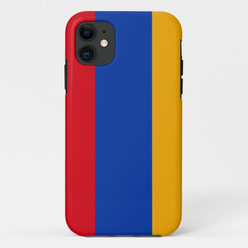 Patriotic Armenian Flag iPhone 11 Case