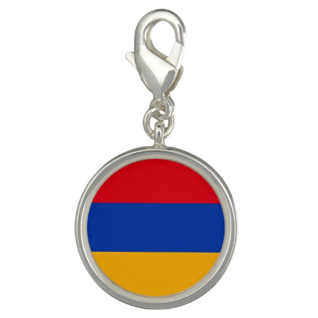 Patriotic Armenian Flag Charm (Front)
