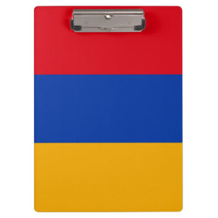 Patriotic Armenian Flag Clipboard