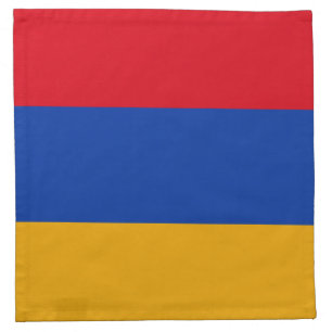 Patriotic Armenian Flag Cloth Napkin