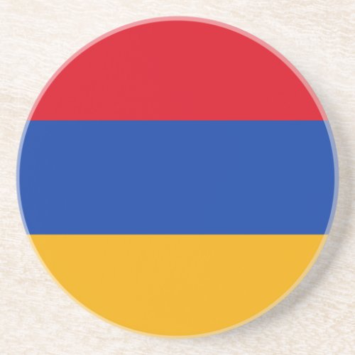 Patriotic Armenian Flag Coaster