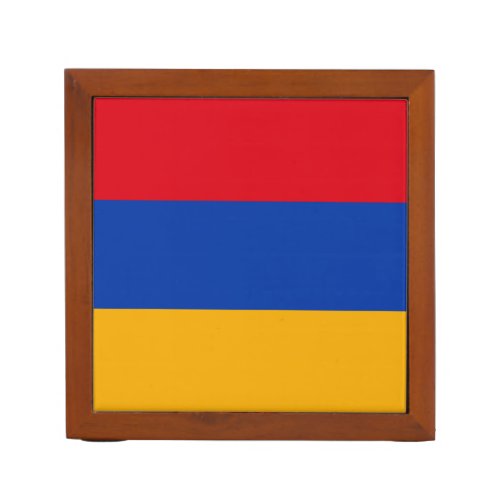 Patriotic Armenian Flag Desk Organizer