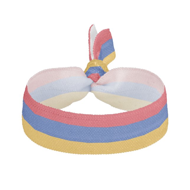 Patriotic Armenian Flag Elastic Hair Tie (Front)
