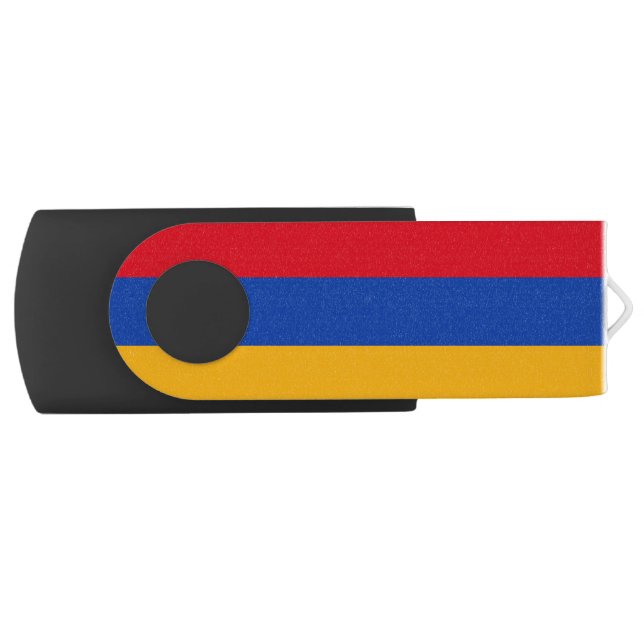 Patriotic Armenian Flag Flash Drive (Front)