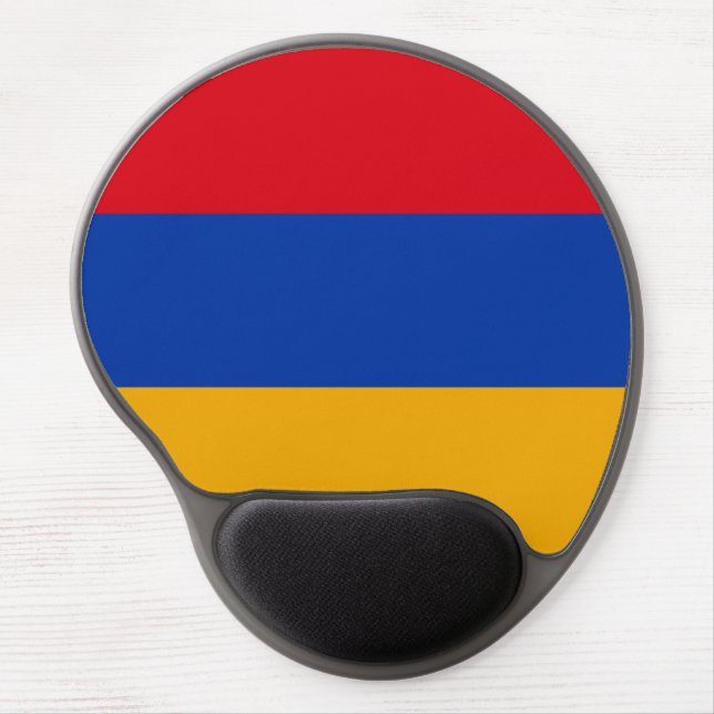 Patriotic Armenian Flag Gel Mouse Pad (Front)
