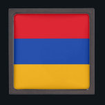 Patriotic Armenian Flag Gift Box<br><div class="desc">The national flag of Armenia.</div>