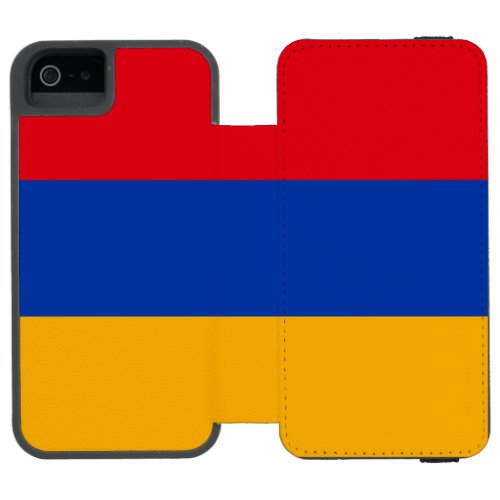 Patriotic Armenian Flag iPhone SE55s Wallet Case