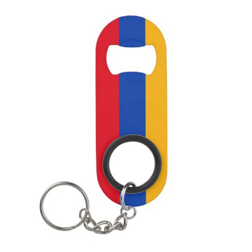 Patriotic Armenian Flag Keychain Bottle Opener