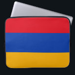 Patriotic Armenian Flag Laptop Sleeve<br><div class="desc">The national flag of Armenia.</div>