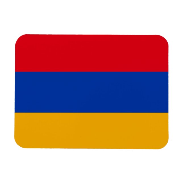 Patriotic Armenian Flag Magnet (Horizontal)