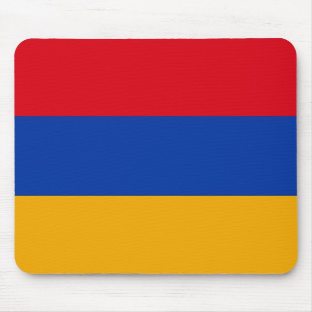 Patriotic Armenian Flag Mouse Pad (Front)