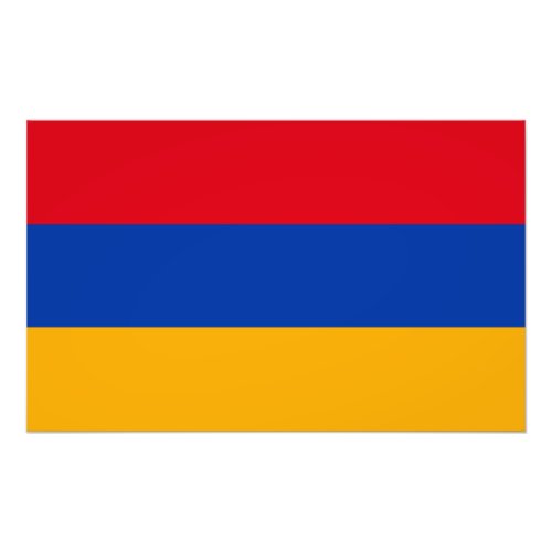 Patriotic Armenian Flag Photo Print
