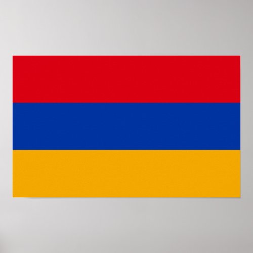 Patriotic Armenian Flag Poster