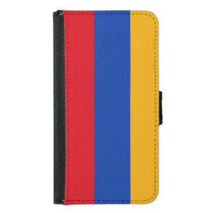Patriotic Armenian Flag Samsung Galaxy S5 Wallet Case