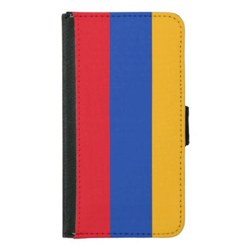 Patriotic Armenian Flag Samsung Galaxy S5 Wallet Case