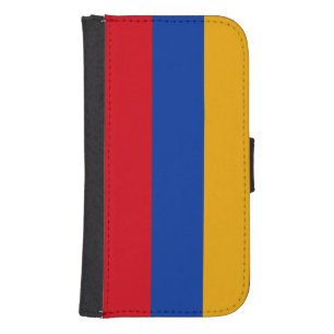 Patriotic Armenian Flag Galaxy S4 Wallet Case