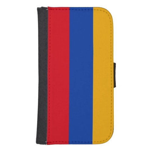 Patriotic Armenian Flag Galaxy S4 Wallet Case