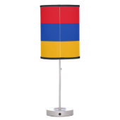 Patriotic Armenian Flag Table Lamp (Back)