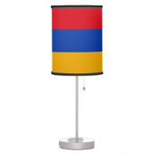 Patriotic Armenian Flag Table Lamp (Left)