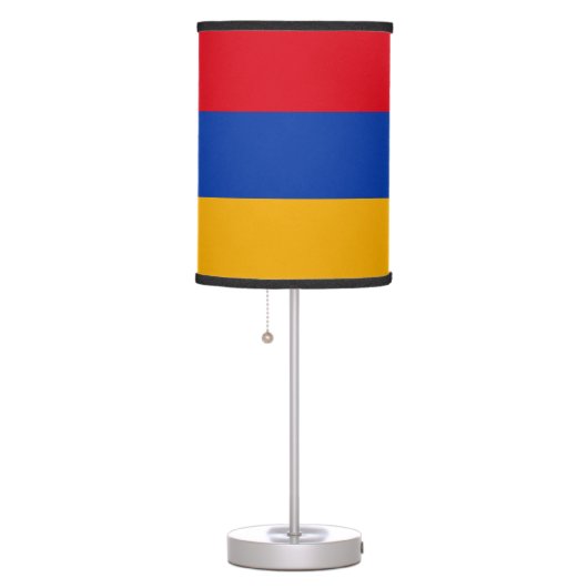 Patriotic Armenian Flag Table Lamp (Right)