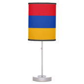 Patriotic Armenian Flag Table Lamp (Front)