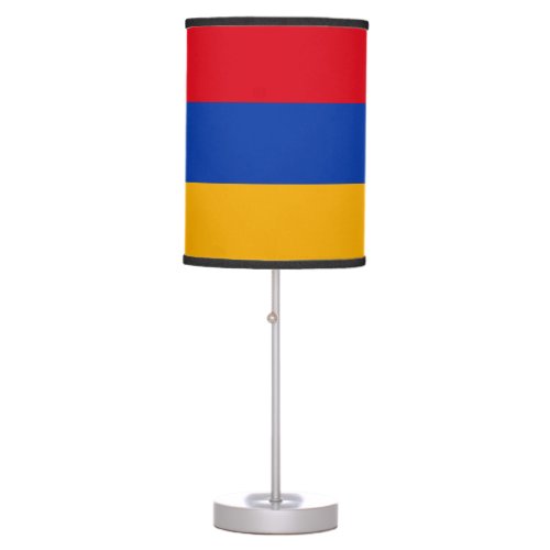 Patriotic Armenian Flag Table Lamp