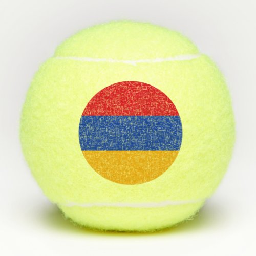 Patriotic Armenian Flag Tennis Balls