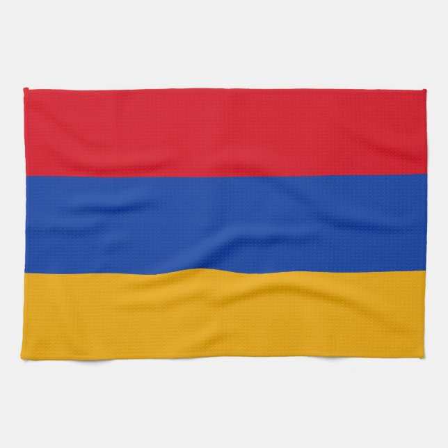 Patriotic Armenian Flag Towel (Horizontal)