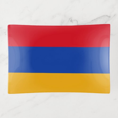 Patriotic Armenian Flag Trinket Tray