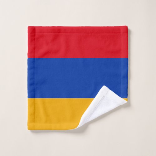 Patriotic Armenian Flag Wash Cloth