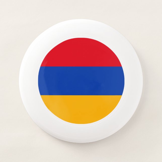 Patriotic Armenian Flag Wham-O Frisbee (Front)