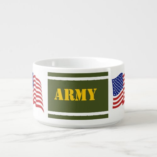 Patriotic Army Green Chili or Coffee Mug